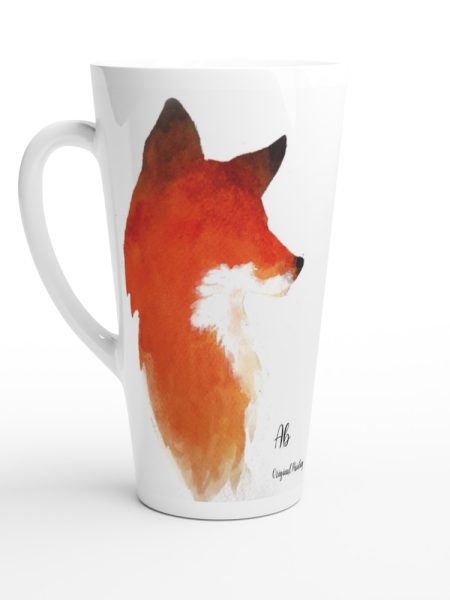 Volpe rossa tazza ceramica alta